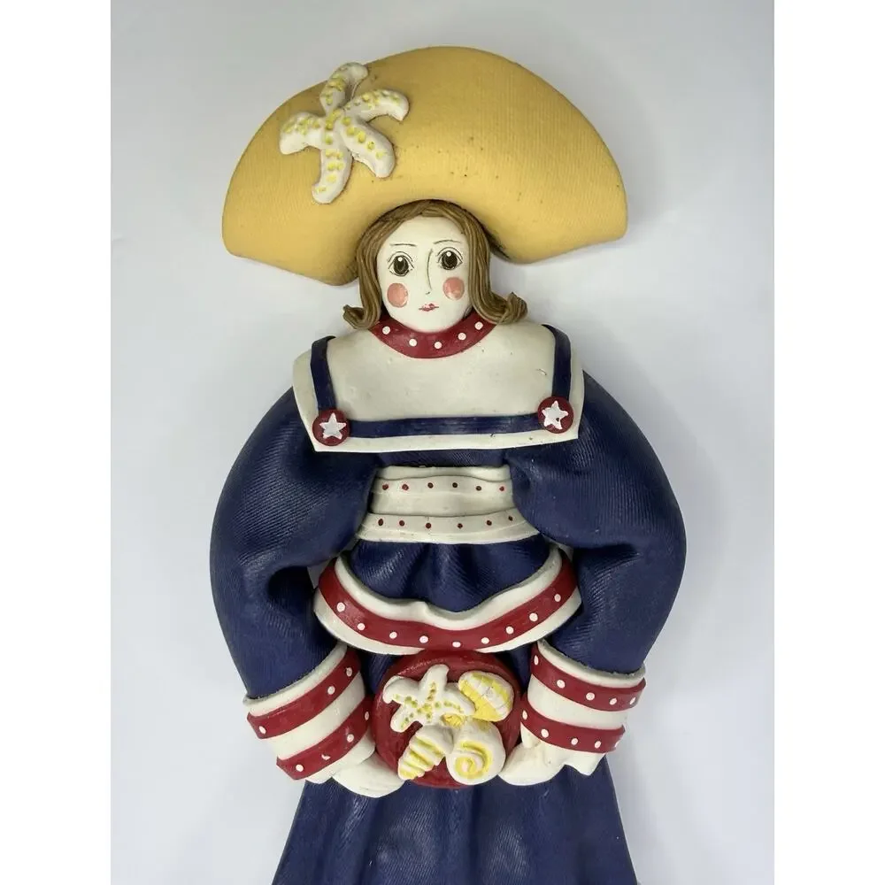 Vtg Cynthia Madrid Midwest of Cannon Falls By The Sea Nautical Wall Art Doll